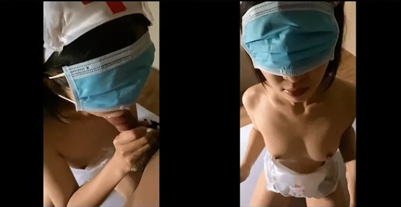 Nữ nhân viên bênh viện sugar baby chống dịch bằng miệng